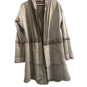 Scandal Made in Italy Hooded Cardigan Duster Coat Star Sequin‎ Detail - Unique!